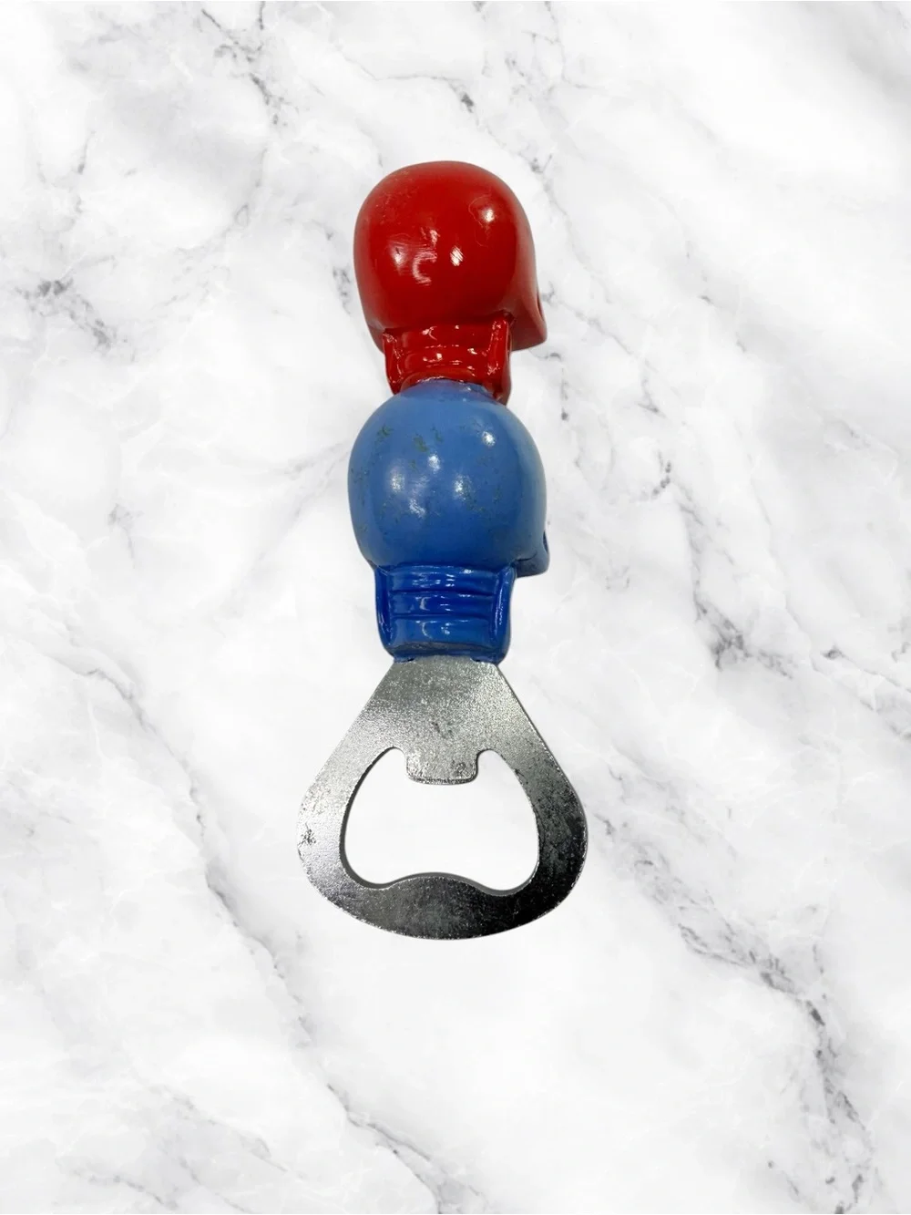 Boxer Gifts Day Of The Dead Sugar Skull Bottle Opener Bar Red Blue Yellow Floral